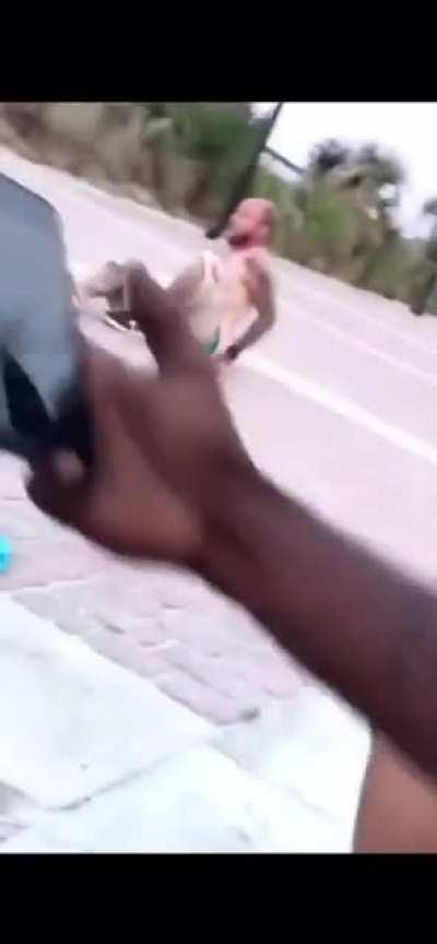 What do you expect when you spit on someone?