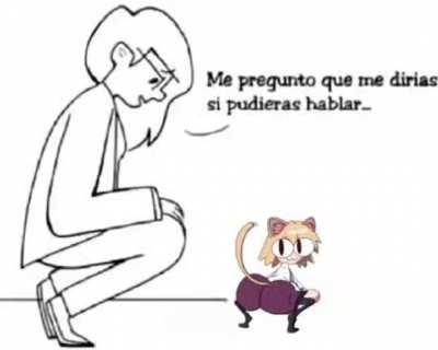 me pregunto que me dirias, si pudieras hablar