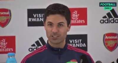 Arteta: “I don’t like suckers, I just like to give”