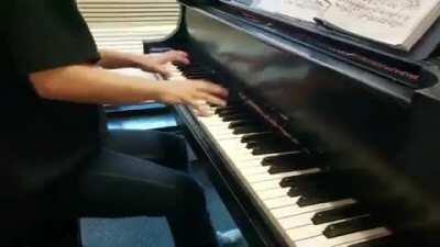 My best attempt at the Tchaikovsky octave speed record