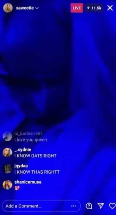 “Thanks for blessing us”