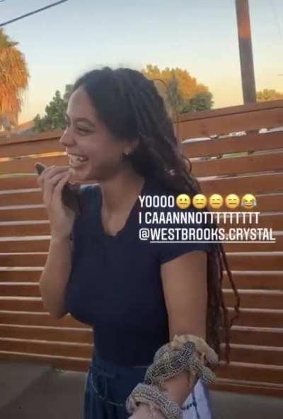 She’s mute on purpose