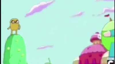 K grande Finn ayudando a los caramelitos