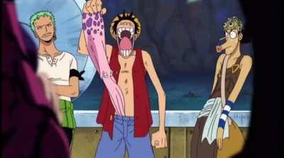 Ussop face is just gold 🐙😂