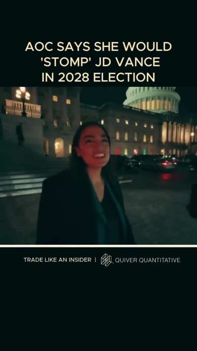 AOC on how she would feel going up against JD Vance in the 2028 presidential election