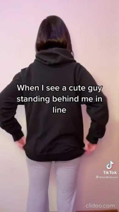 My big sister is so damn lazy. So lazy she'll ask me to hop her just so SHE doesn't have to run errands. Today she asked me to get coffee. Fed up with her, I decided to have some fun. I noticed a guy behind me in line and gave him a little show. I can hea