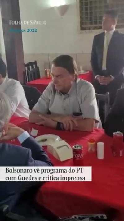 Bolsonaro, a propaganda do Lula e um trabalho do cinegrafista que é pura arte