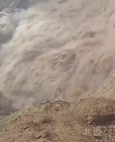 Mine collapse in China