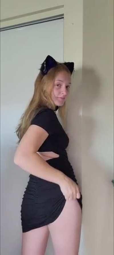 Come get me master! I'm not wearing anything underneath 💙😘 Get 50% off my onlyfans right now! New content everyday, I offer dick ratings, exclusive videos and more. Link in bio