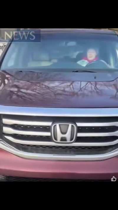 Slow Motion video of Renee Nicole Good turning the steering wheel AWAY from the ICE officer when leaving