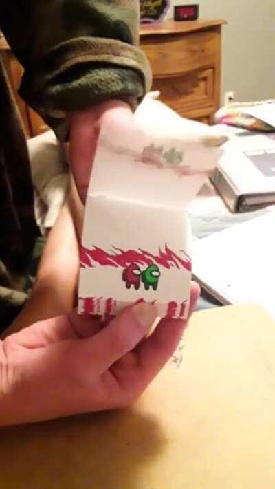 Made this Among Us animation, I will make a better version later on.