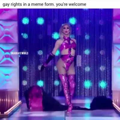 Brooke Lynn Hytes + Chromatica II + Can’t Get You out of My Head = literal perfection