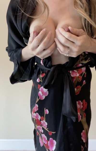 What I’m hiding under my robe 👀 [oc]