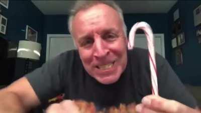 It’s a candy cane!