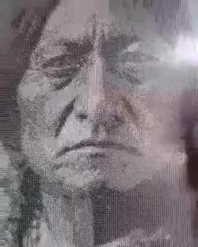 Using dice to create a portrait