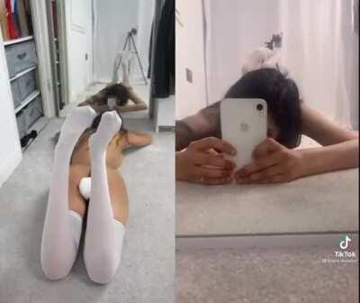 The one on the right got me banned off TikTok 😳