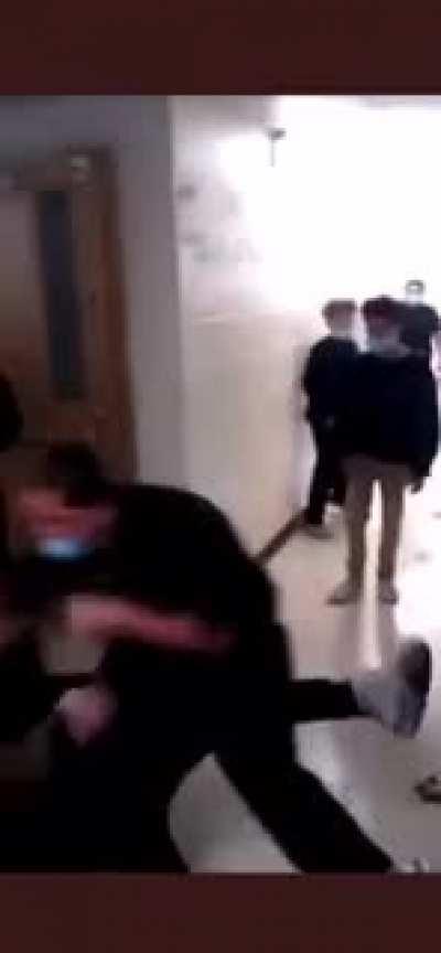 dumbass gets embarrassed