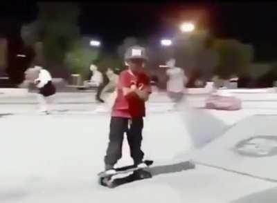 Got to watch where you're going, little dude.