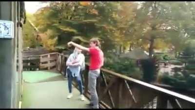 LoL! Dude went straight to self-preservation first.