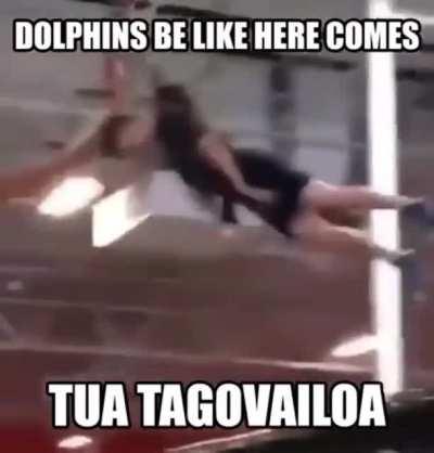 Can’t wait for Tua to be out there next week (not concussed just a back injury)