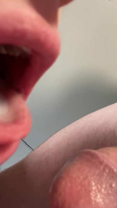 Sucking for his load