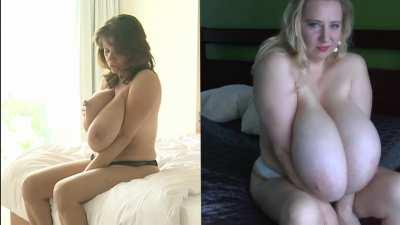 Abbi and Milena sitting bedside