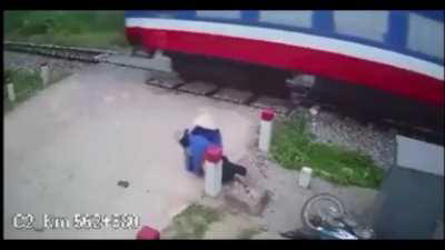 Bro didn’t hear the train