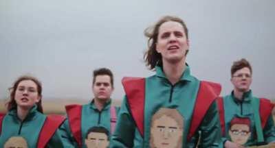 That's why you should'nt dance in front of the monster with your friends