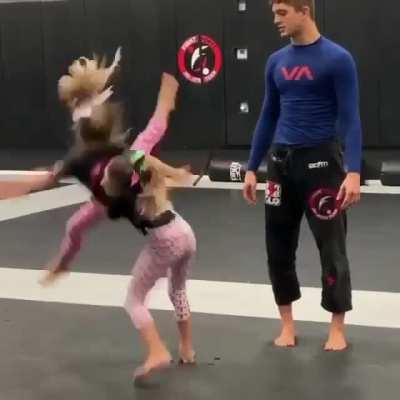 No mercy in this dojo. Ya-yeet!