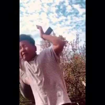 WCGW by letting your friend kick a brick of your head.