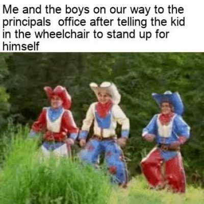 We do a little trolling 😈