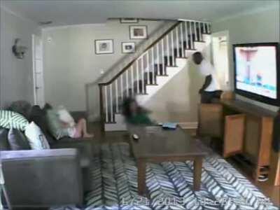 Mother is brutalized by home invader in front of her daughter
