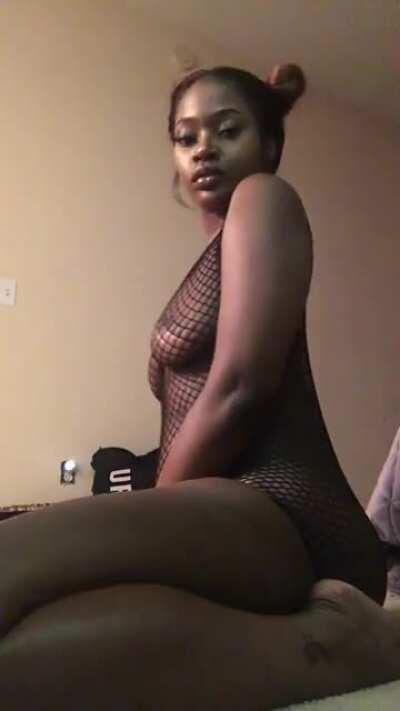 Teasing in fishnets