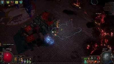 Kept nagging my friend to come play PoE this league, his first time on Sirus and this happens...