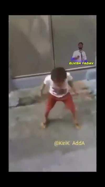 Brother having prank 