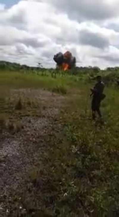 Looks like Miguel forgot to calculate the weight and balance of all that coke, uh oh!