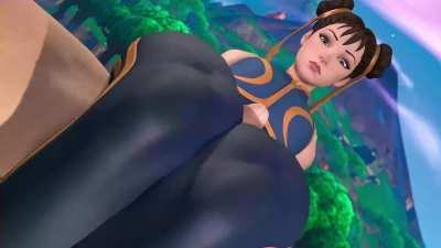 Chun-Li Giving A Thighjob (Jinouga97) [Street Fighter & Fortnite]