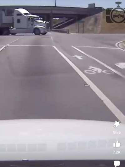 To move an 18 wheeler with a horn.