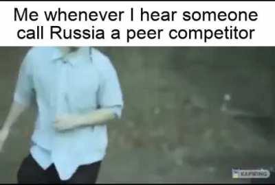 Even after watching the shit show that is Ukraine some people still think Russia could 1 v 1 the US.