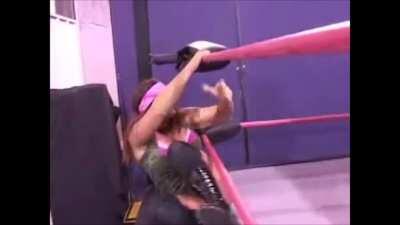 ODB and Traci Brooks abusing each others crotches