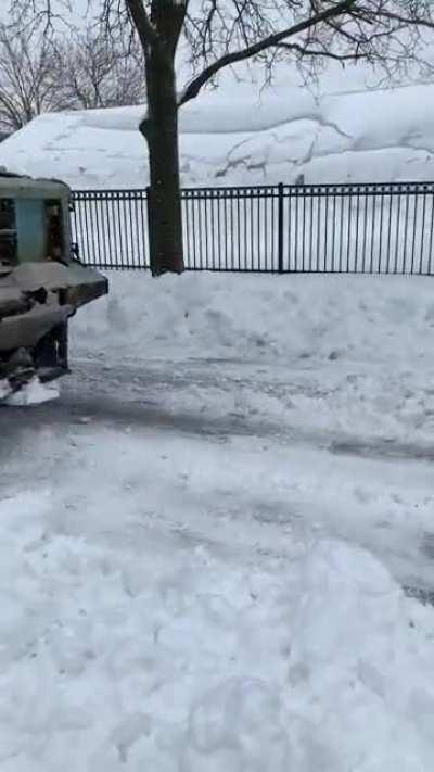 Death by Chicago Streets & Sanitation. RIP snowman :(