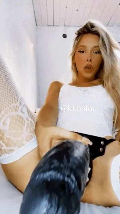 Open your mouth and start sucking.