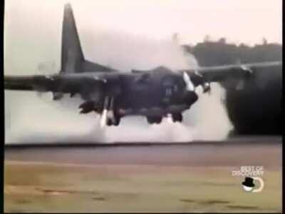This Is A C-130 That Was Specially Modified To Land In A Stadium And Rescue Hostages In Iran In 1980: