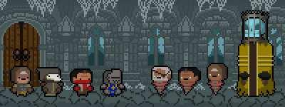 The Usuals Vs The Collector in the style of Enter The Gungeon, hope ya like it!