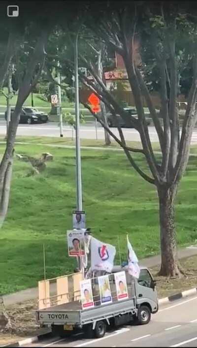 One of many PAP's brilliant strategies for advertising in this election