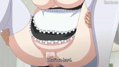 Maid cosplay Cat with rain milk !!