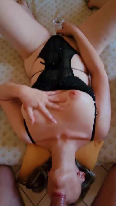 The perfect position to fuck my throat