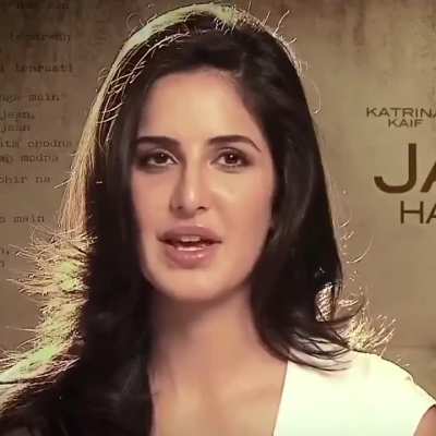 Katrina Kaif hair and cleavage