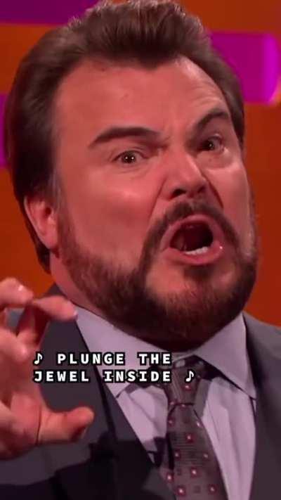 Jack Black displays his ability to fill hearts and blow roofs off