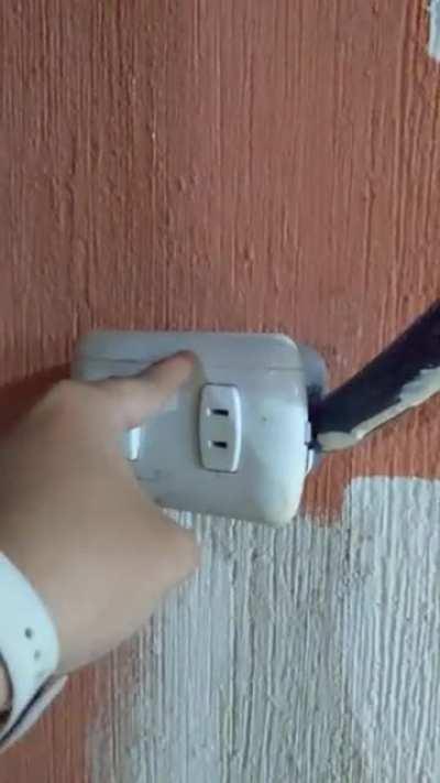 Installed the light switch, boss